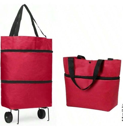 Carrito de compra plegable - Rojo - additional image 1