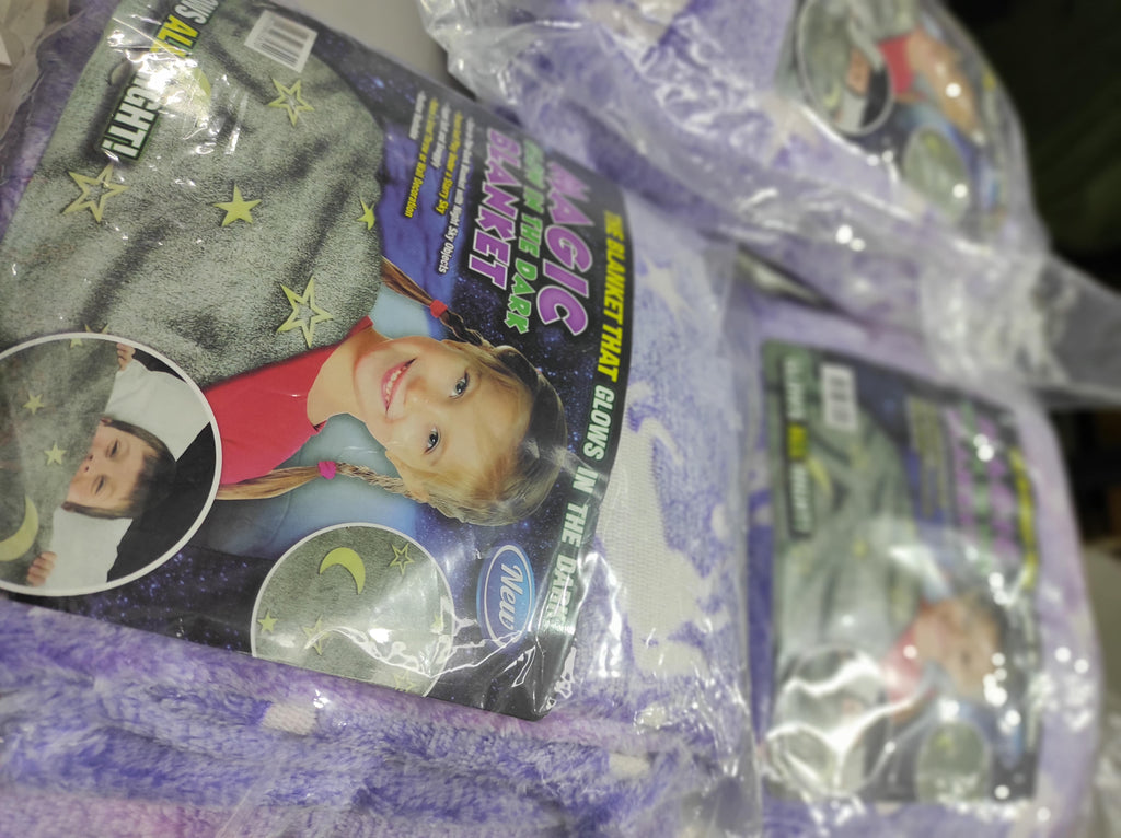 Manta Luminosa en la Oscuridad Color Morado 120cm x150cm - additional image 10