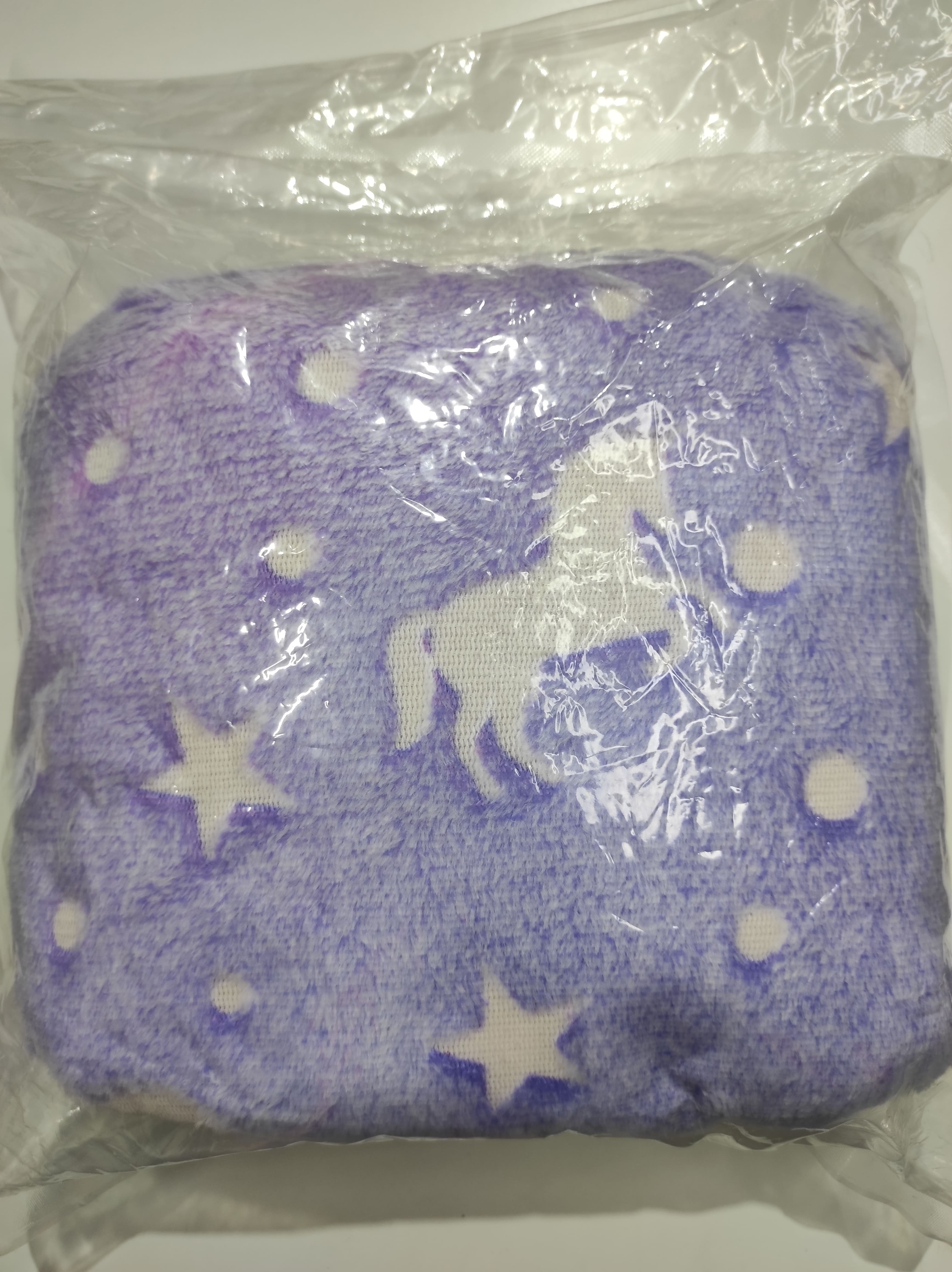 Manta Luminosa en la Oscuridad Color Morado 120cm x150cm - additional image 11