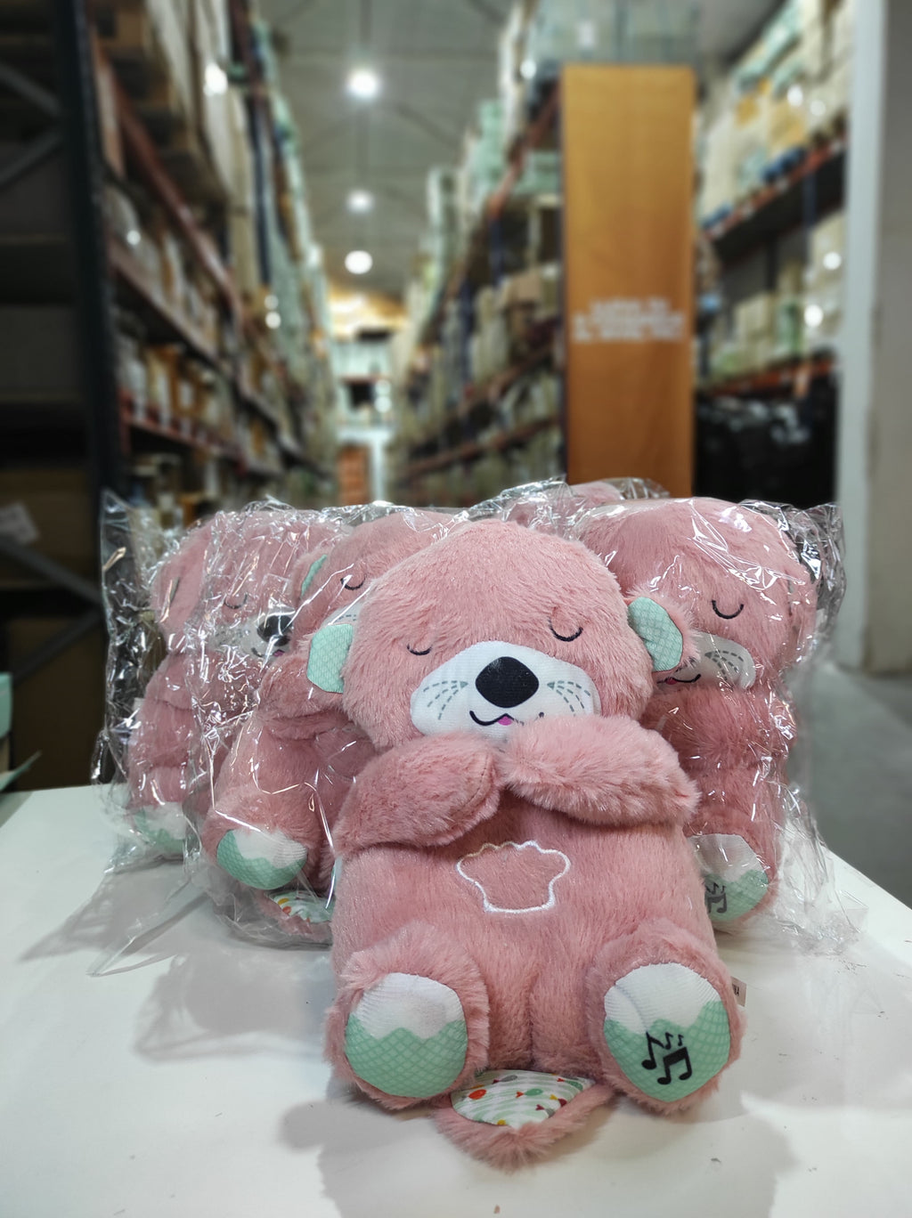 Peluche relajante para bebé que simula respiración ( nutria rosa ) - additional image 9